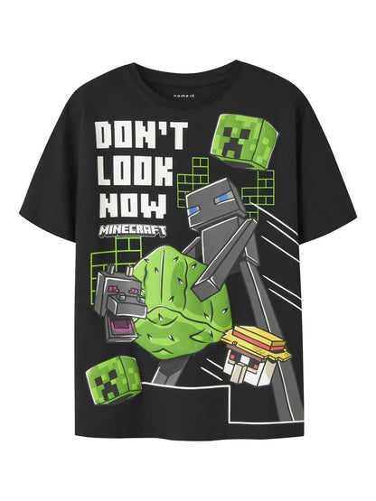 Name it juke minecra t-shirt da bambino/a nero
