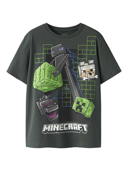 T-shirt unisex Name It Urban Chic con stampa Minecraft