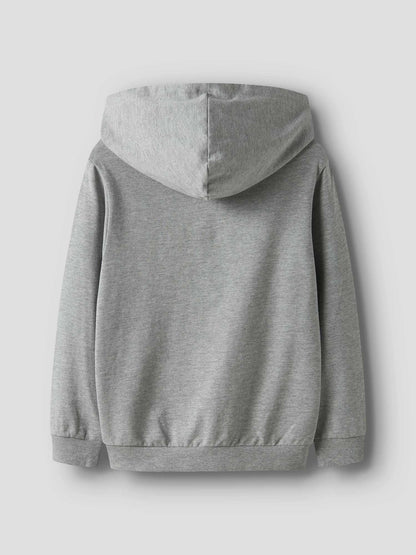 Felpa unisex da bambino Name It con stampa Minecraft grigia