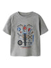 name-it-t-shirt-maniche-corte-unisex-adulto-grigia