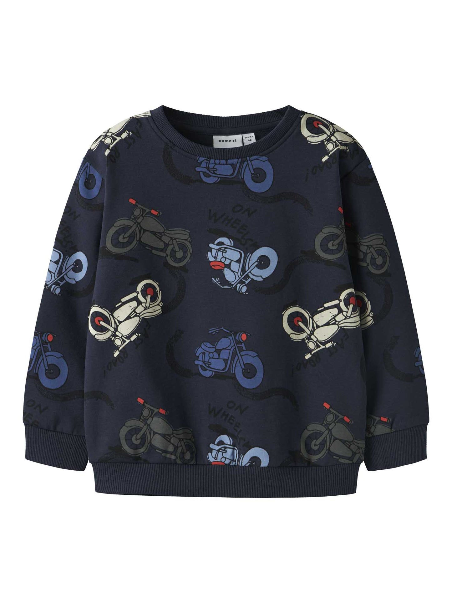 Felpa Name It Nmmbrett blu navy unisex bambino comoda e versatile