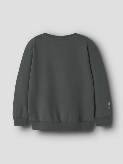 Felpa Urban da bambino unisex in cotone verde morbido e confortevole