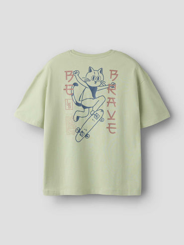 T-shirt maniche corte unisex Name It in verde swamp