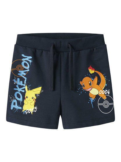 Shorts blu unisex bambino Name It per la primavera-estate