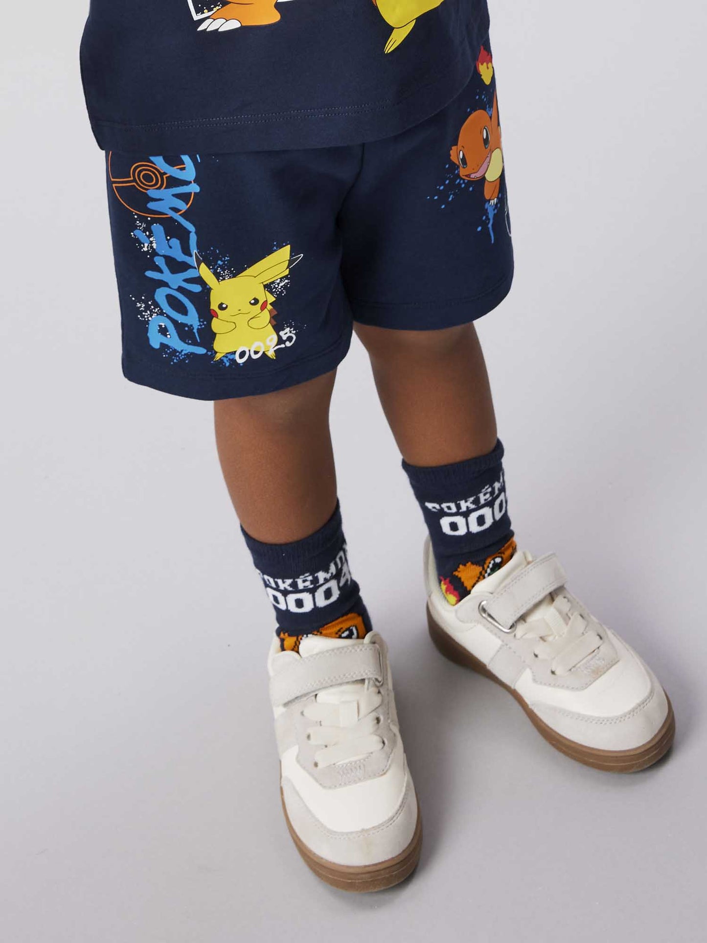 Shorts blu unisex bambino Name It per la primavera-estate