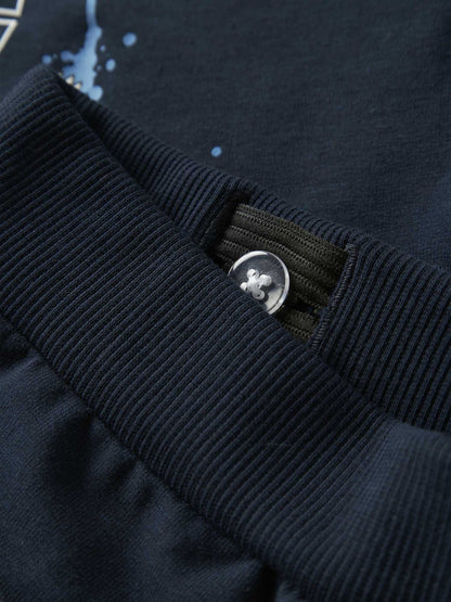 Shorts blu unisex bambino Name It per la primavera-estate