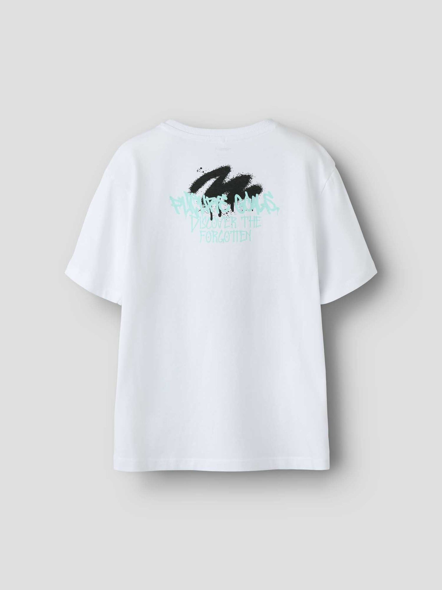 T-shirt maniche corte bianca per bambino unisex Name It Brigh