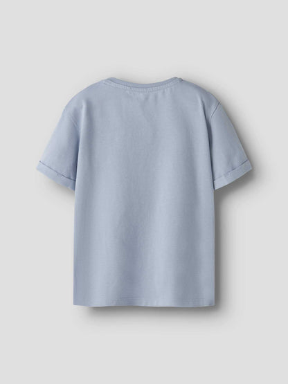 T-shirt maniche corte Name It azzurra per bambino unisex