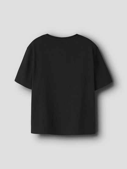 Name it mesh hokusai t-shirt da bambino/a nero