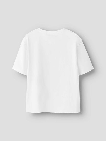 Name it mesh hokusai t-shirt da bambino/a bianco