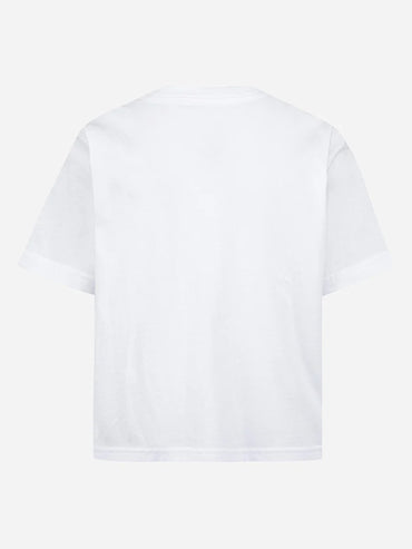 T-SHIRT BASIC CON STAMPA CONVERSE ALL STAR DA BAMBINA BIANCO