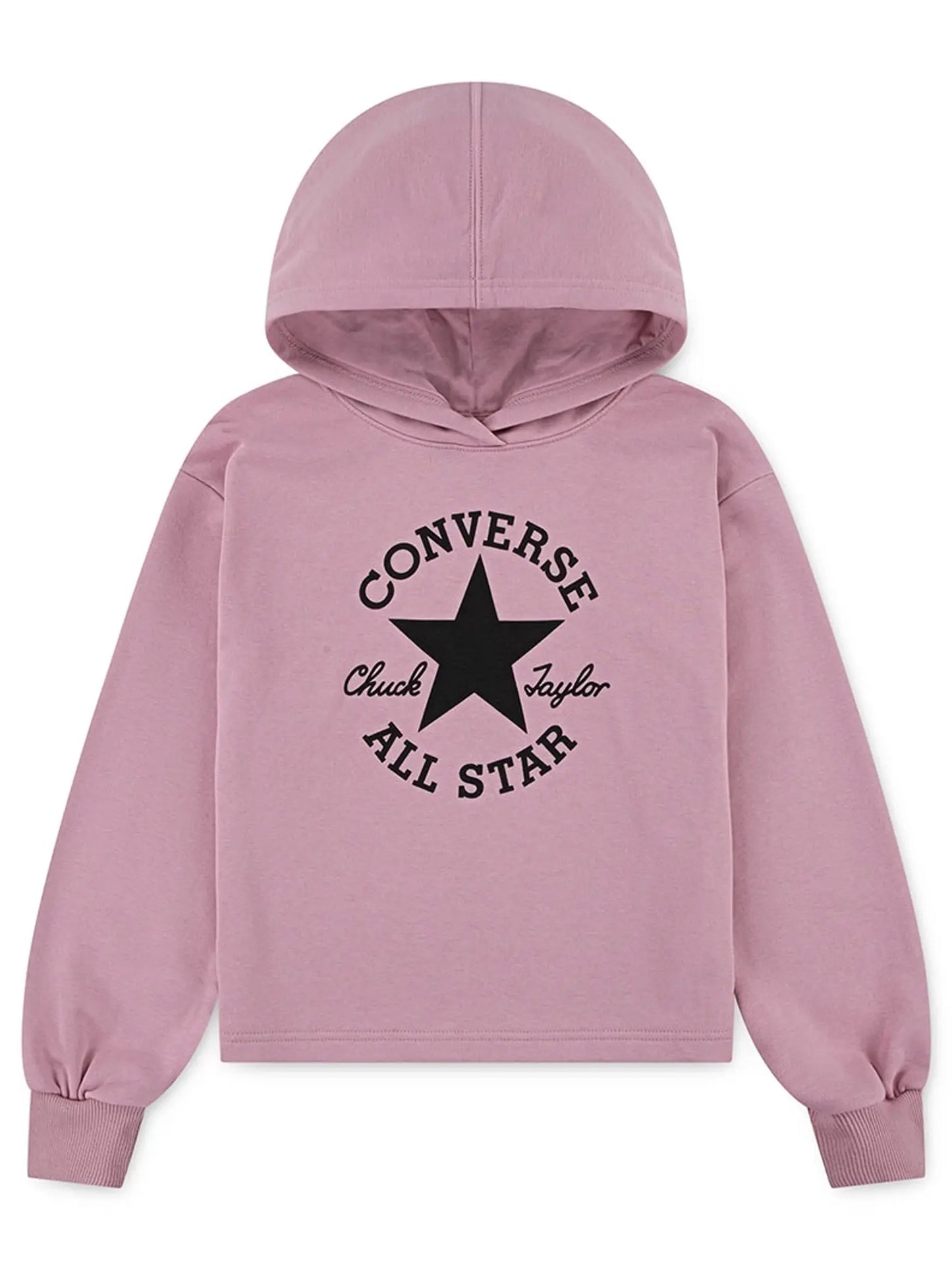 FELPA LOOSE FIT CONVERSE ALL STAR DA BAMBINA ROSA