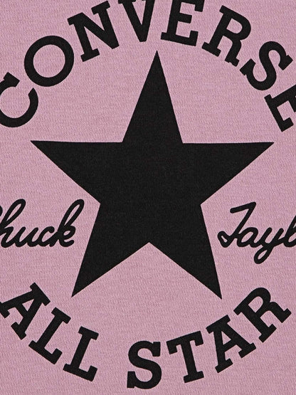 FELPA LOOSE FIT CONVERSE ALL STAR DA BAMBINA ROSA