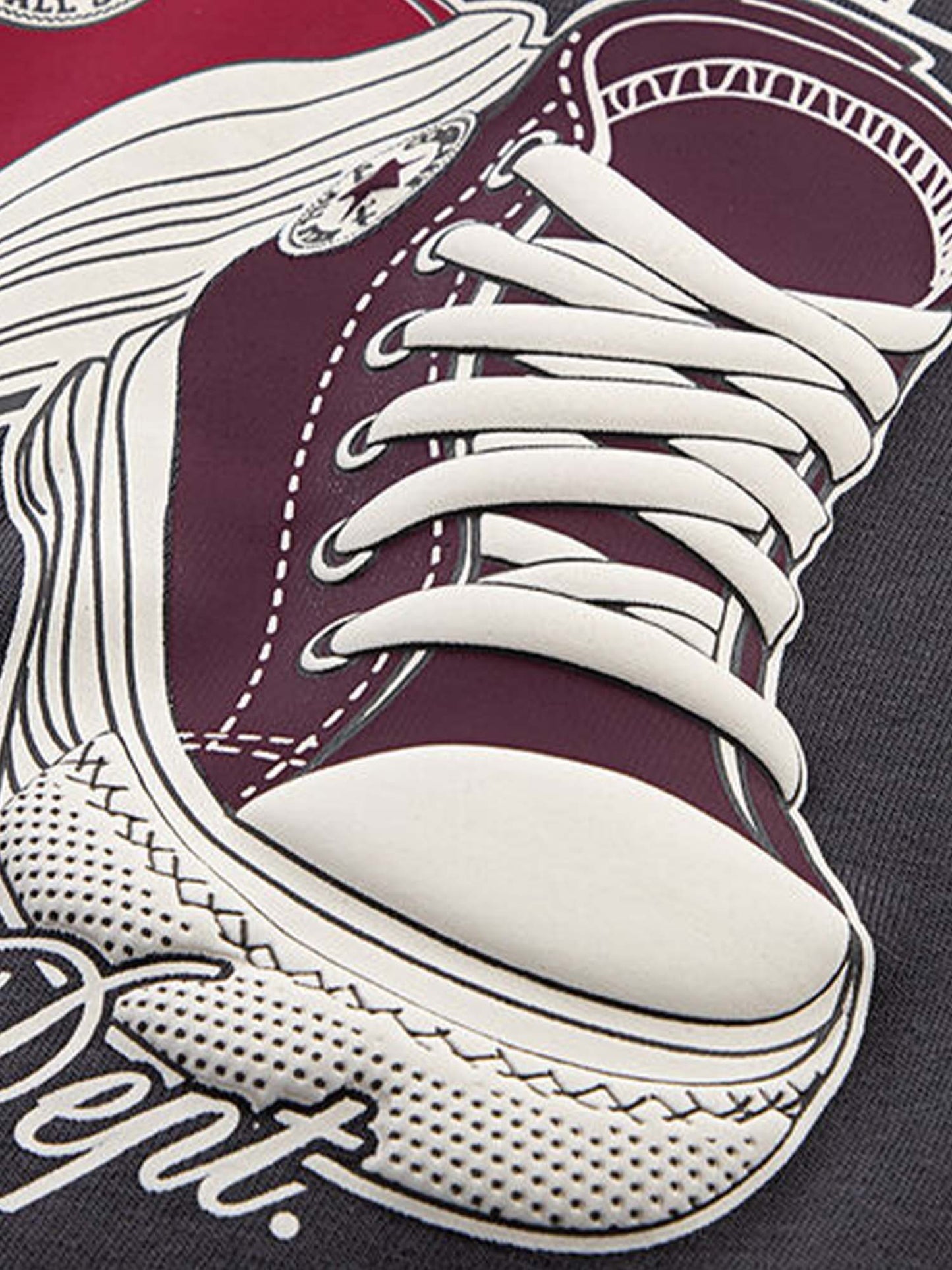 T-SHIRT GIROCOLLO CONVERSE ALL STAR DA BAMBINA GRIGIO