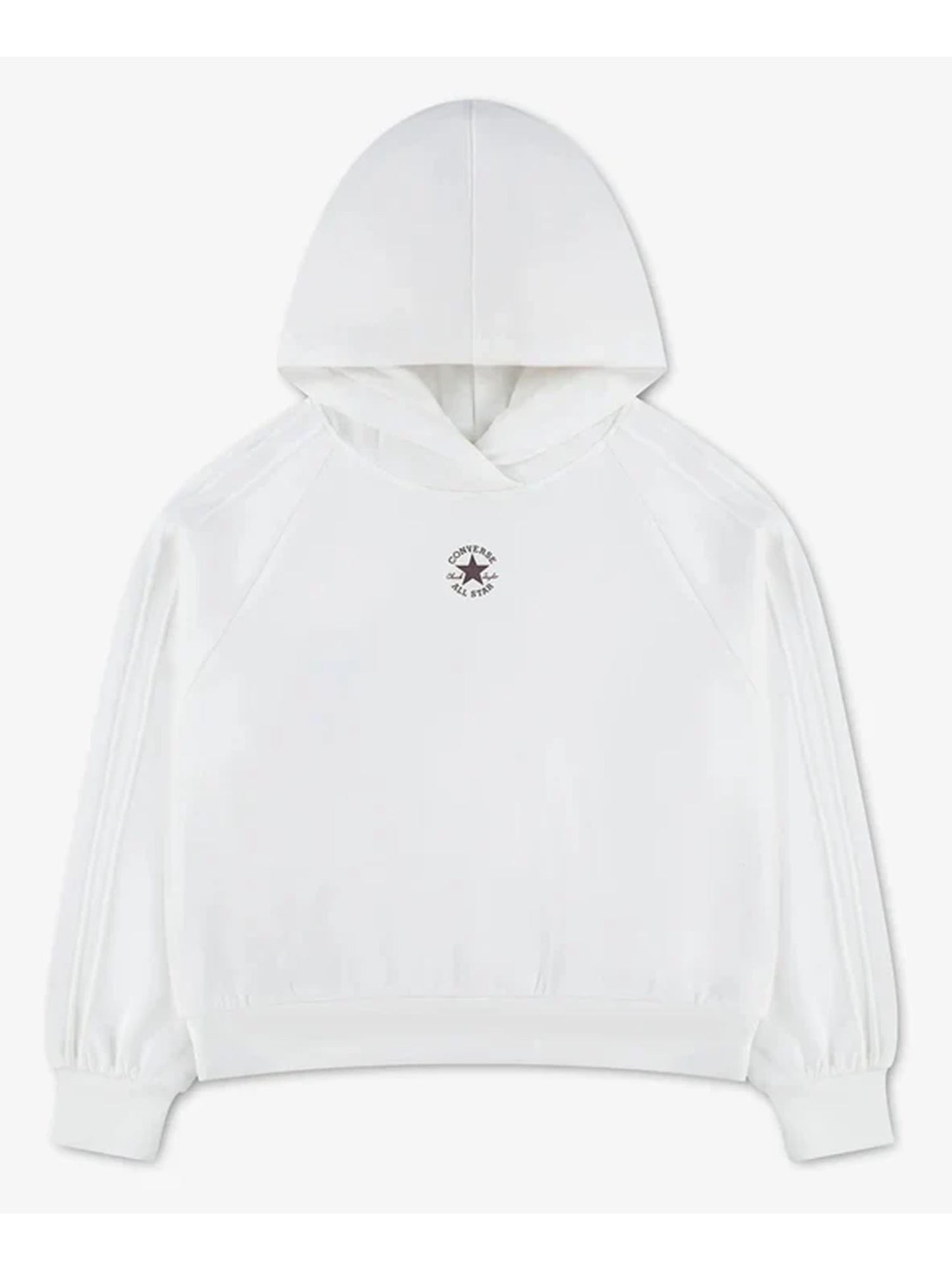 Converse G. Felpa, felpa Unisex bambino bianca