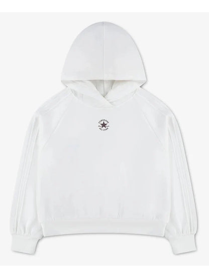 Converse G. Felpa, felpa Unisex bambino bianca