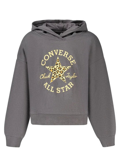 Converse G. Felpa Ft, felpa Unisex bambino nera
