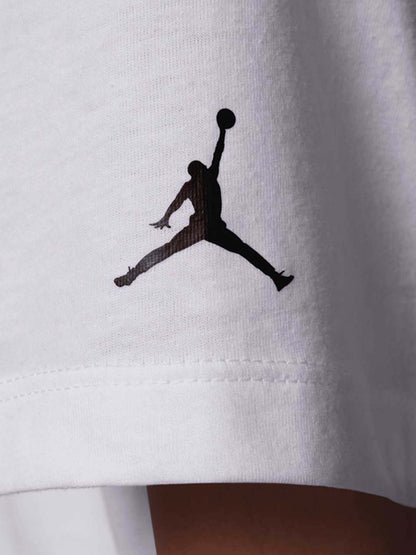 T-SHIRT JORDAN DA BAMBINA BIANCO