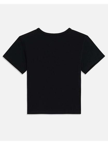 T-shirt Jordan a manica corta unisex bambino nera