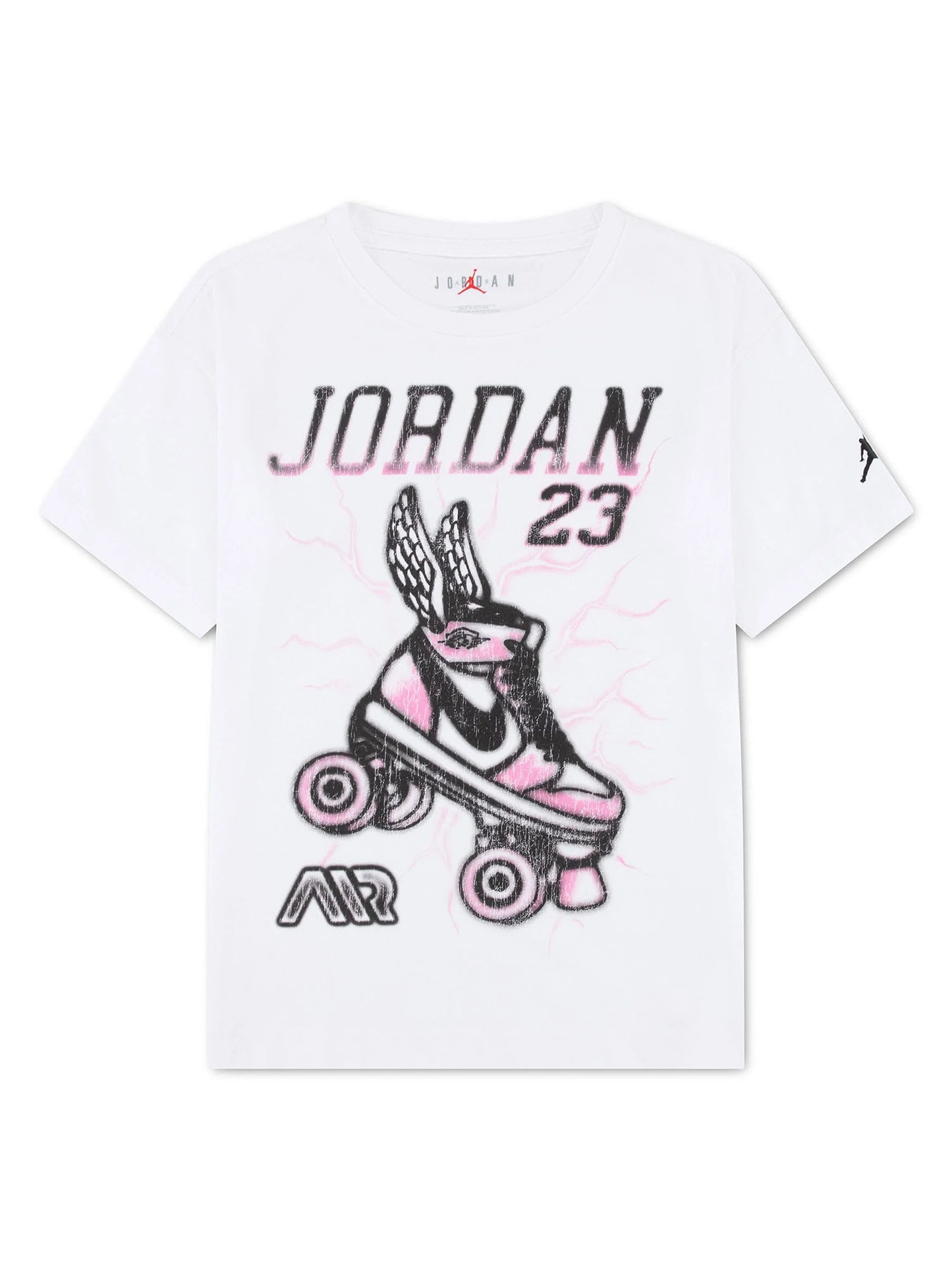 Nike Jordan G., t-shirt maniche lunghe unisex bambino bianca