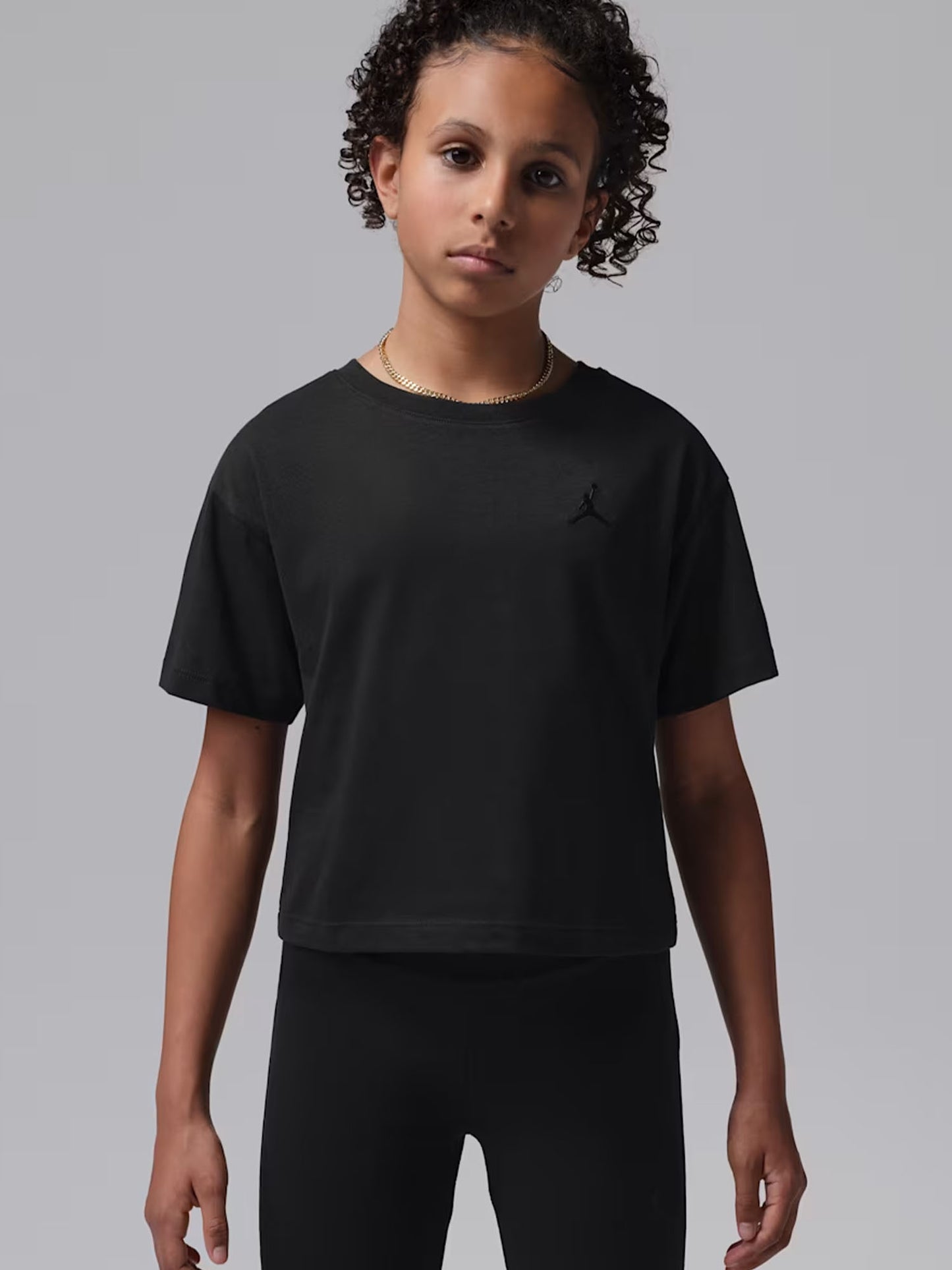 Nike Jordan G., t-shirt a maniche lunghe unisex bambino nera