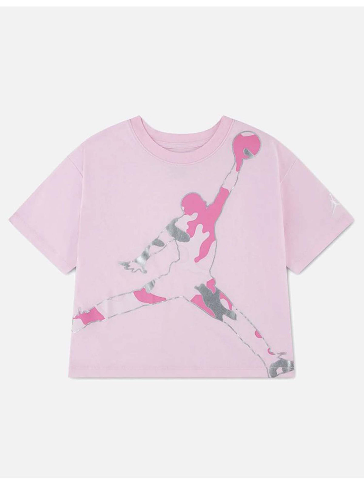Nike Jordan G., t-shirt a maniche lunghe unisex bambino rosa