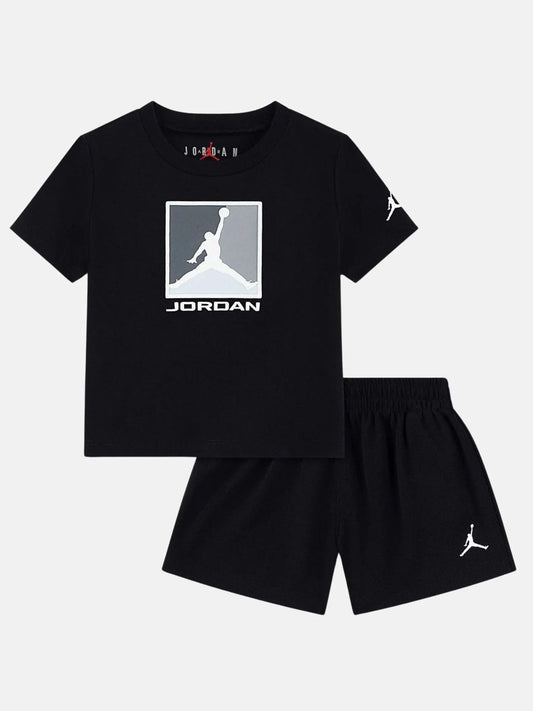 Completo Jordan B. in mesh nero per bambino unisex