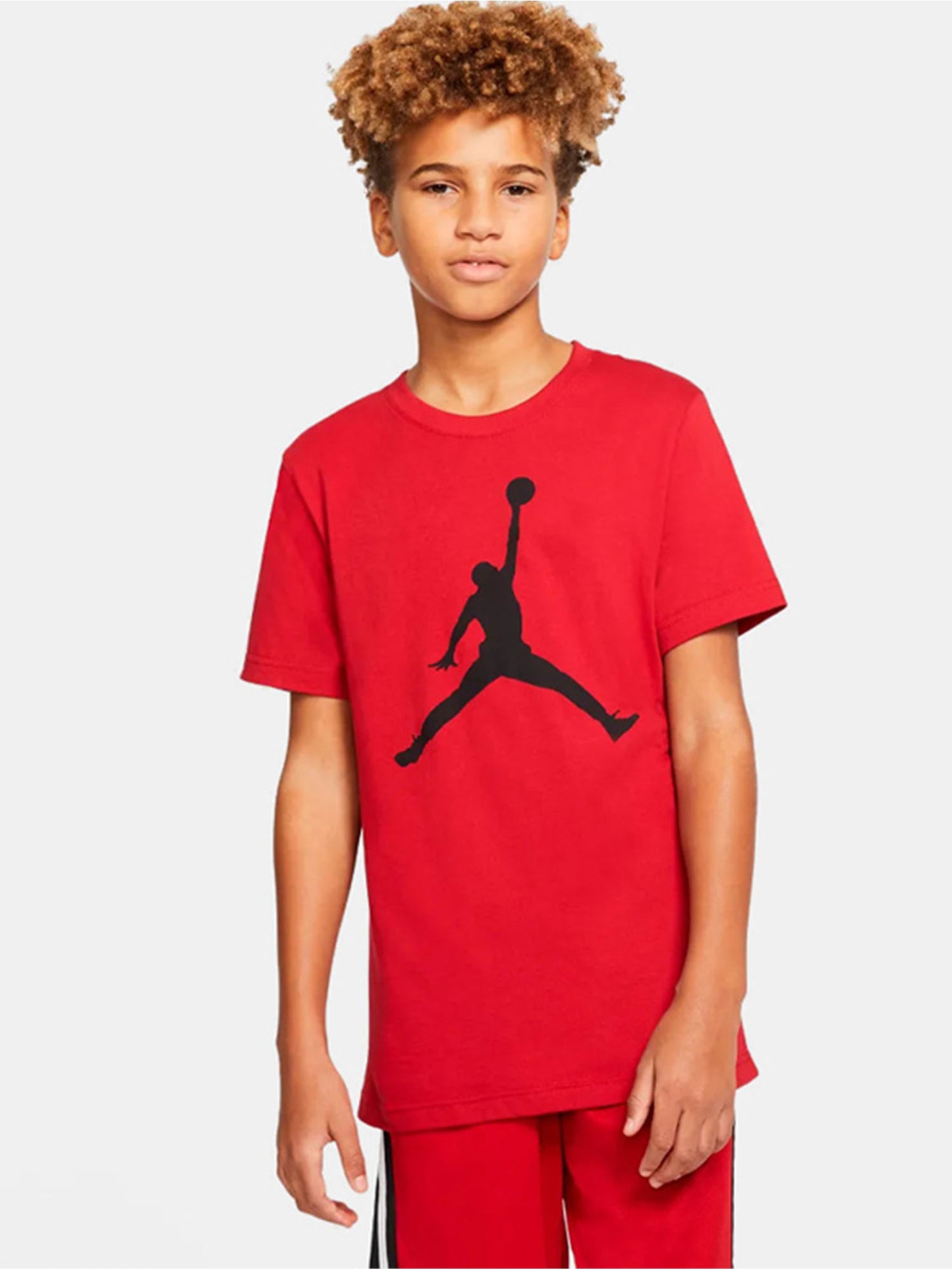 Nike Jordan B, t-shirt maniche corte unisex bambino rossa