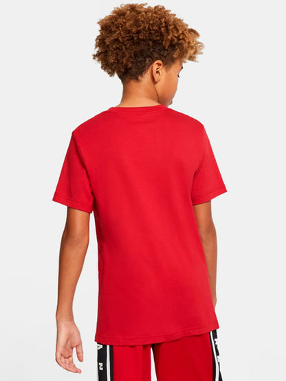 Nike Jordan B, t-shirt maniche corte unisex bambino rossa