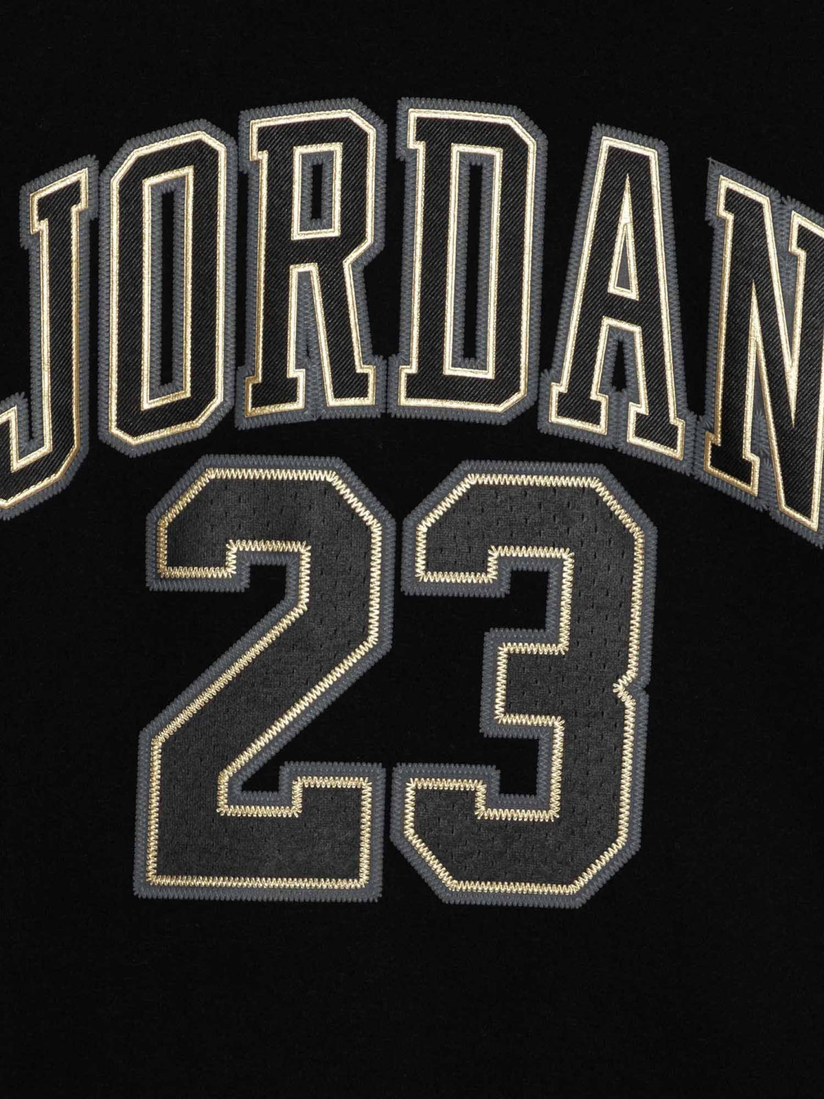 Jordan b. felpa fl da bambino/a nero oro