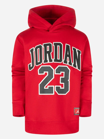 Jordan b. felpa fl da bambino/a rosso