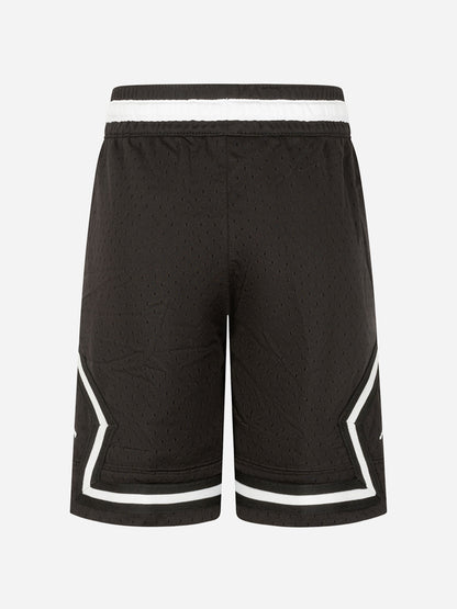 Shorts Jordan da bambino in mesh nero con vestibilità loose