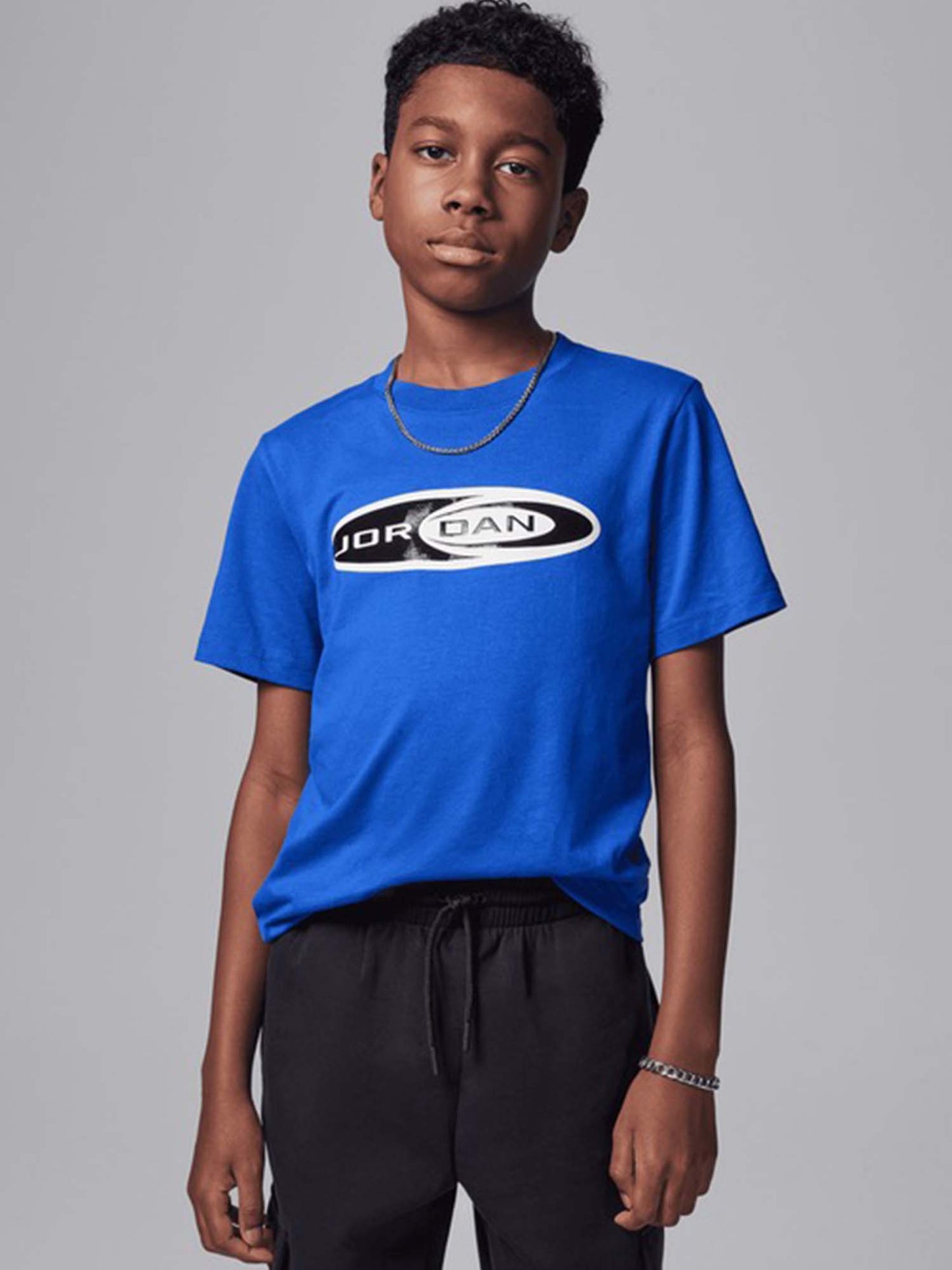 T-SHIRT CON GRAFICA JORDAN DA BAMBINO ROYAL