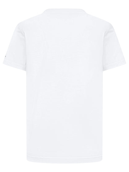 T-SHIRT LOGATA JORDAN DA BAMBINO BIANCO