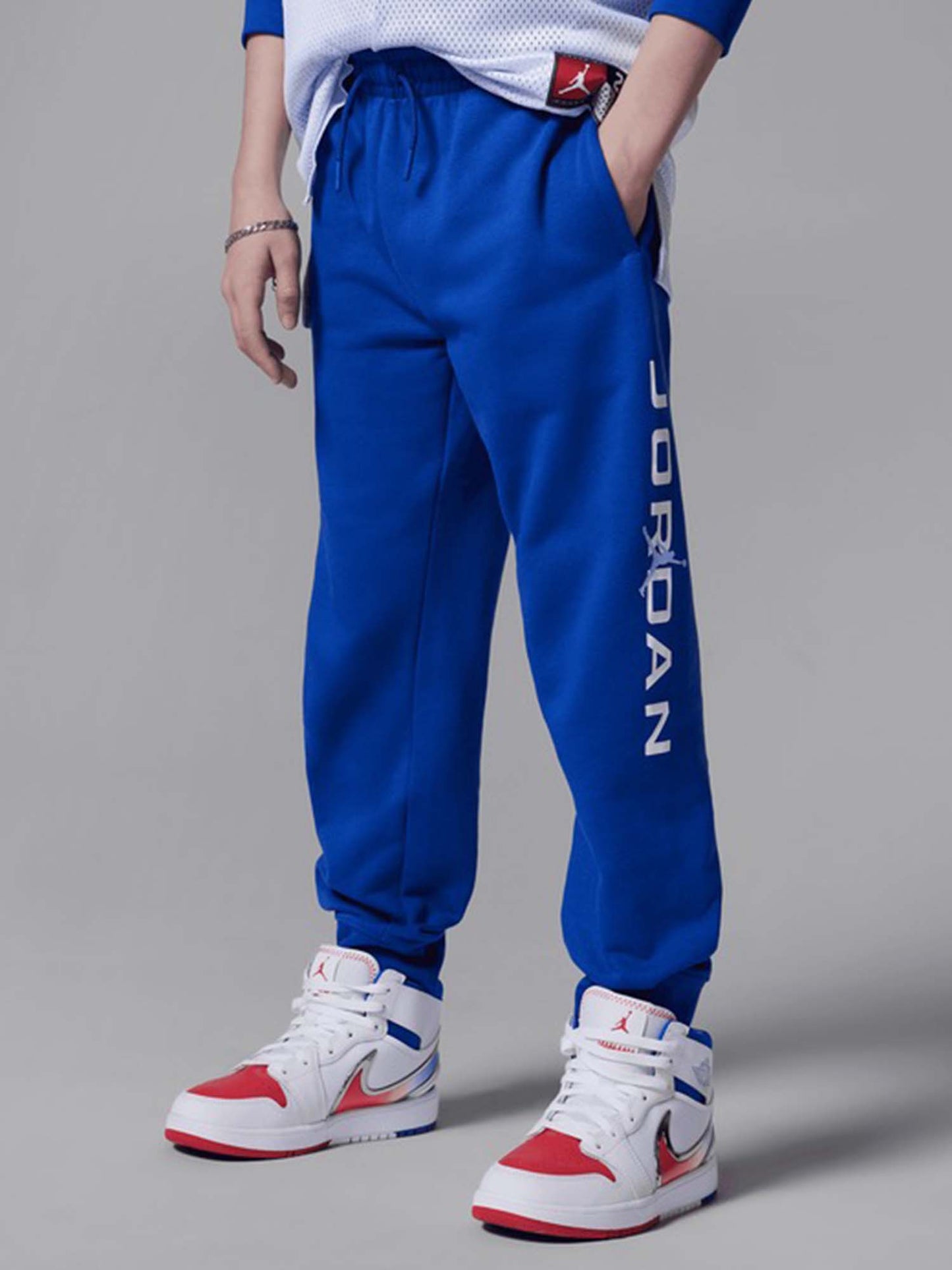 PANTALONE TUTA JORDAN DA BAMBINO ROYAL