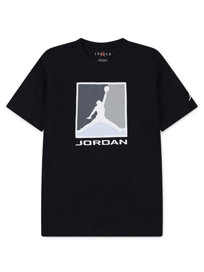 T-shirt Jordan Essential 3.0 unisex bambino nera per attività sportive
