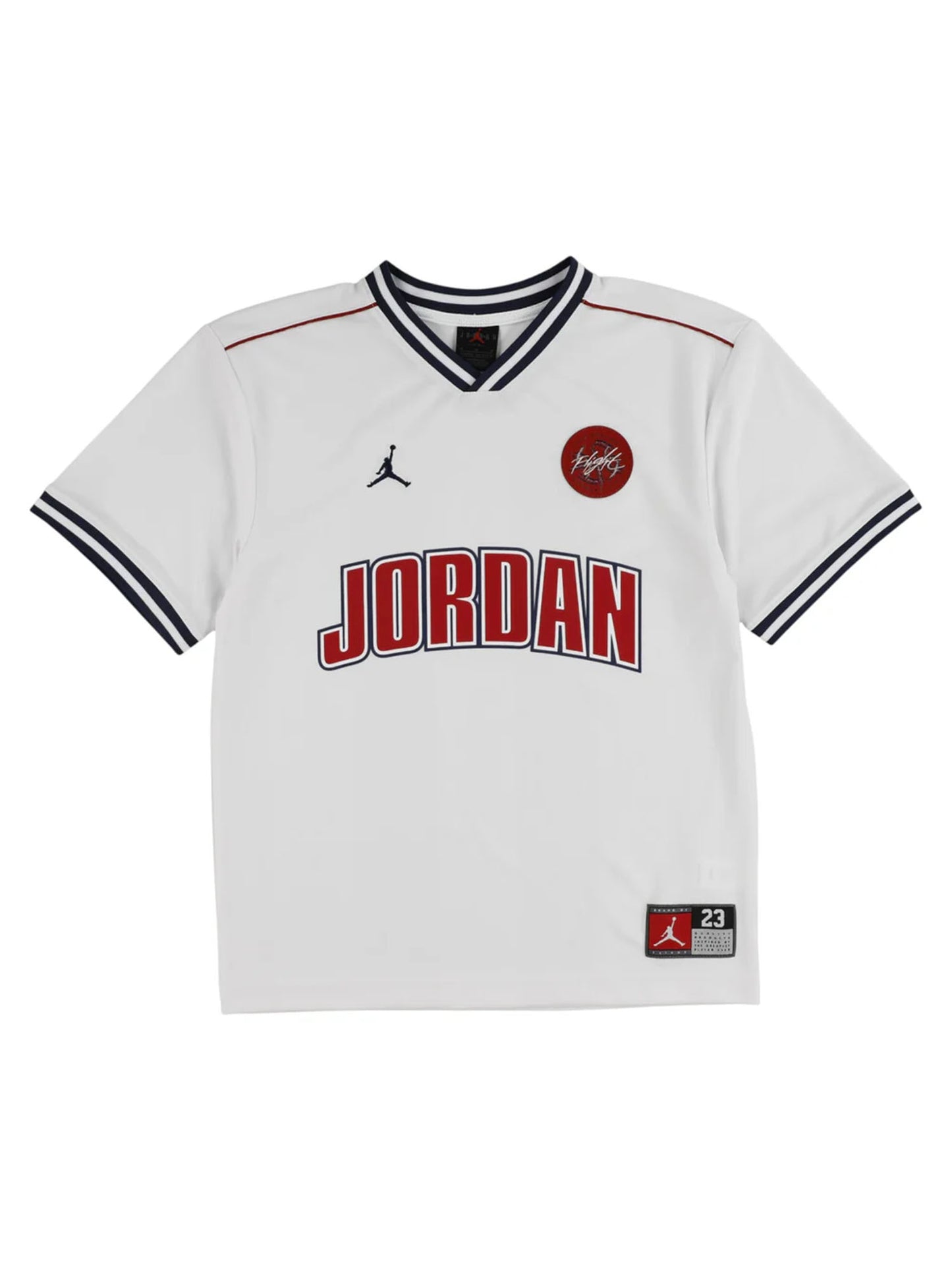 Jordan B. t-shirt maniche corte unisex bambino bianca