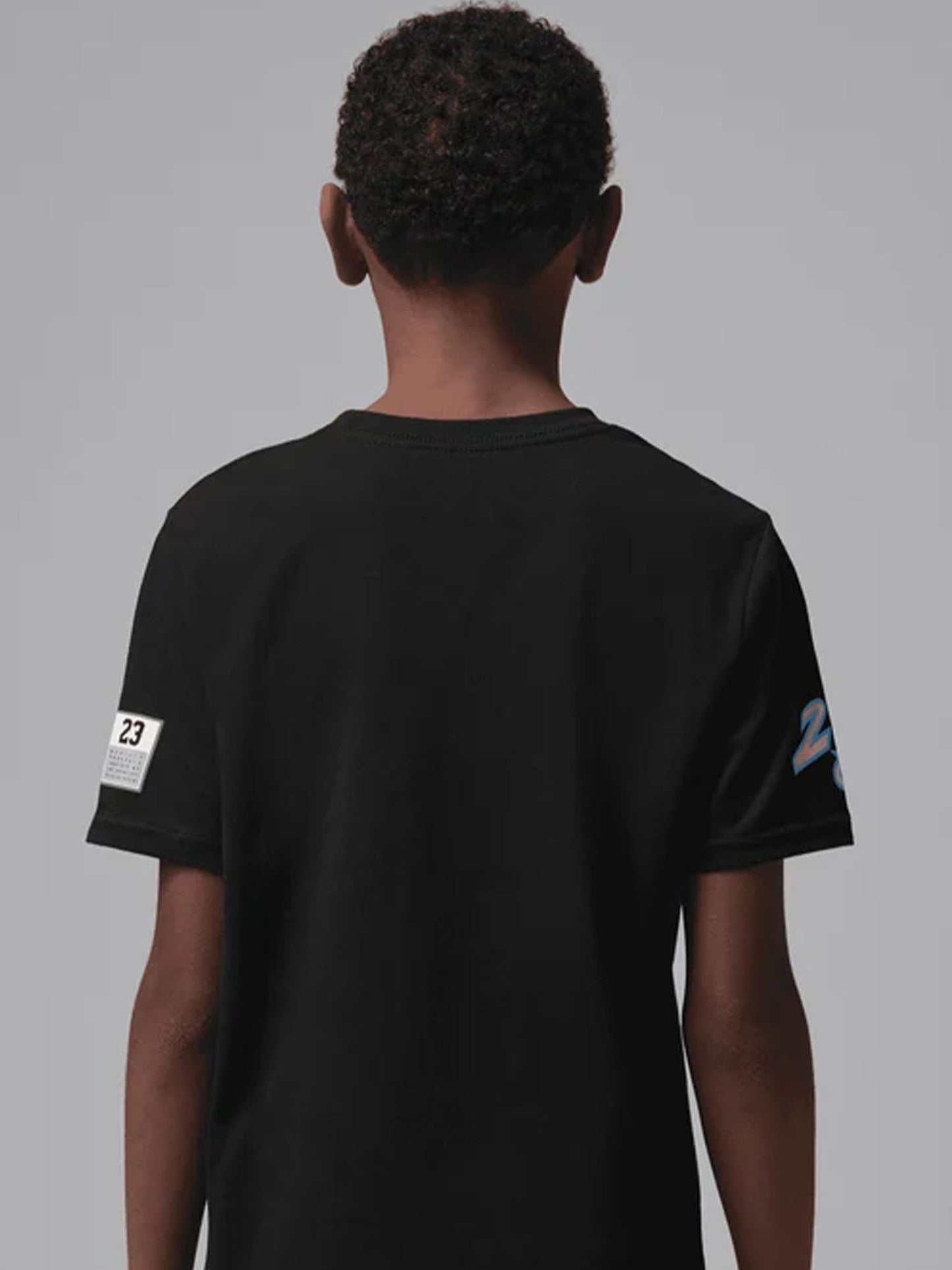 T-shirt Jordan Dynasty Patch a maniche corte per bambino unisex nera