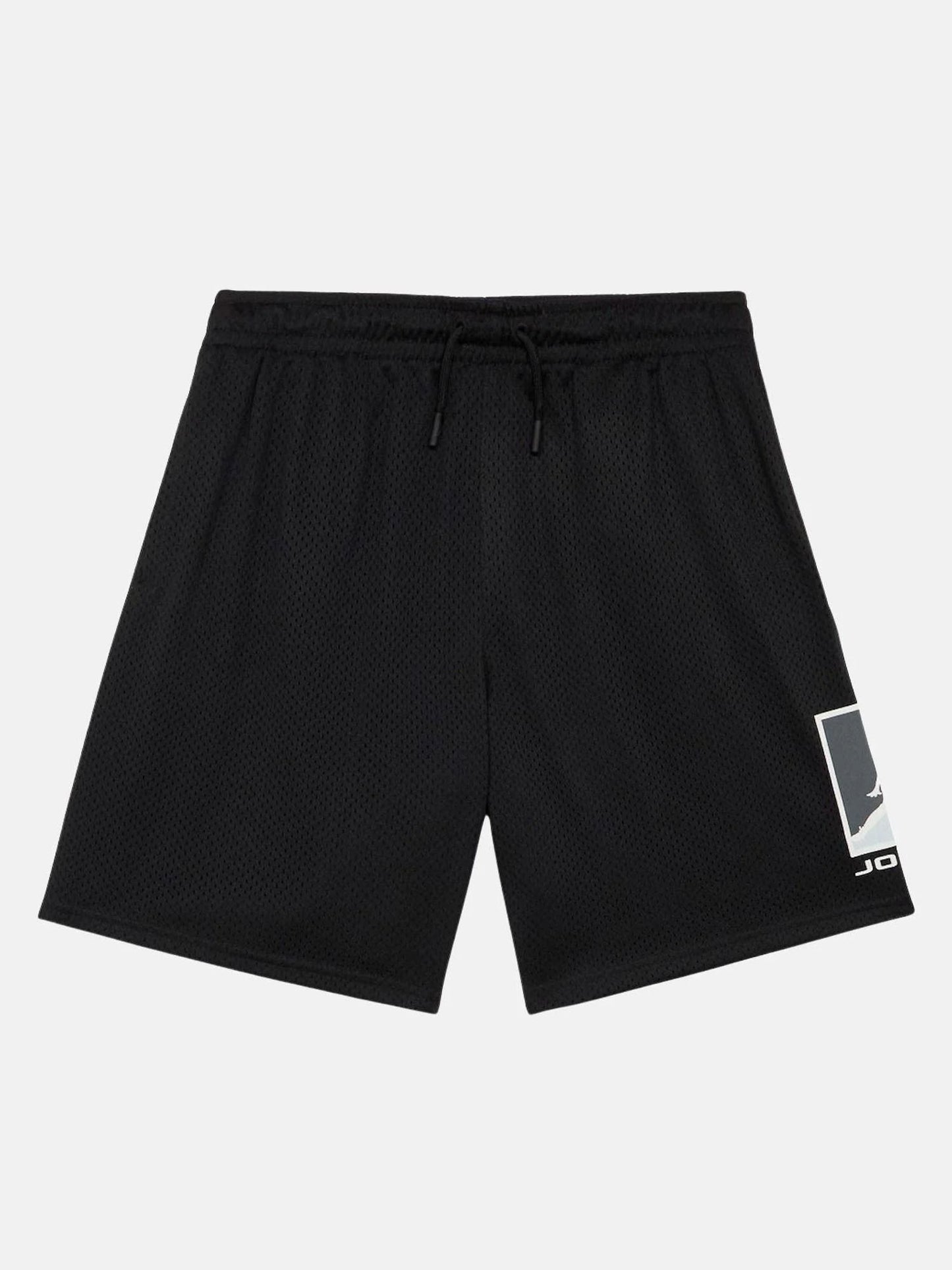 Shorts Jordan Brooklyn Baseline unisex bambino neri per attività sportiva