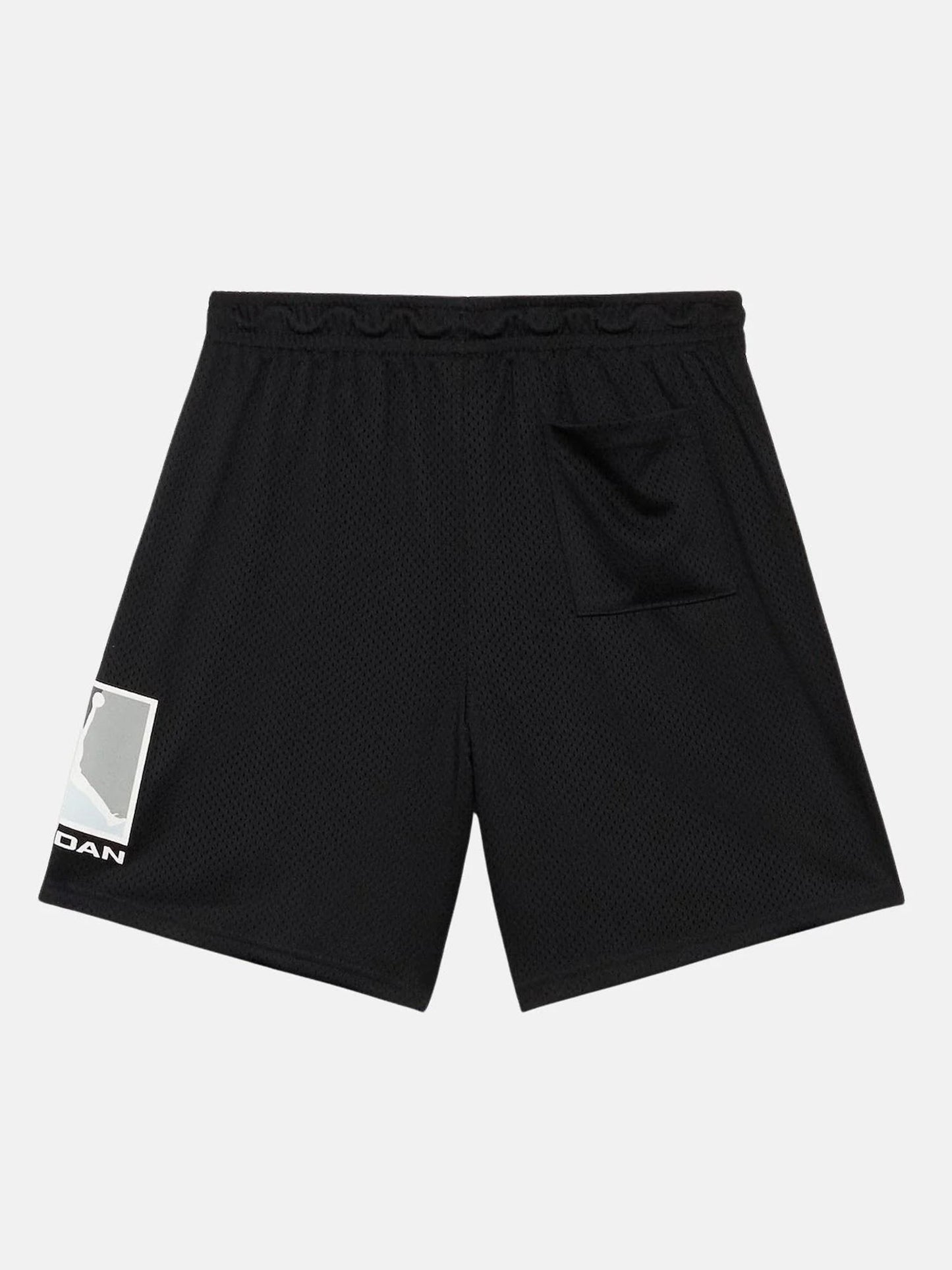 Shorts Jordan Brooklyn Baseline unisex bambino neri per attività sportiva