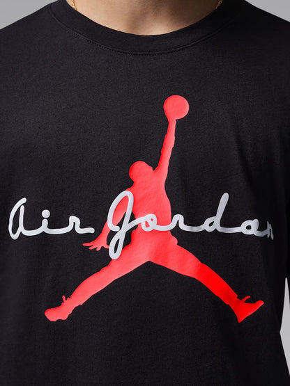 Nike Jordan B, t-shirt unisex bambino nera a manica corta estiva