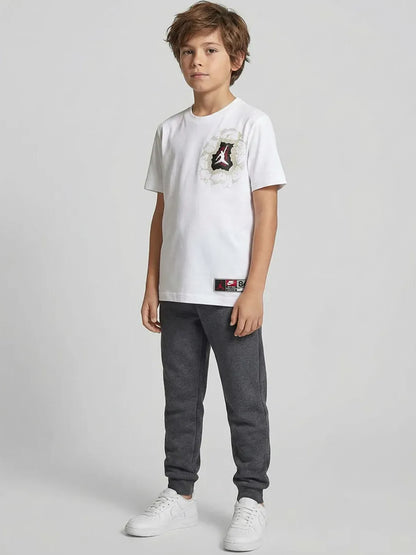 T-shirt Jordan Breakthrough unisex bambino bianca