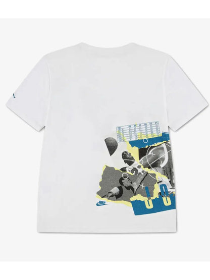 Nike Jordan B, t-shirt sportiva a maniche corte per bambino unisex bianca