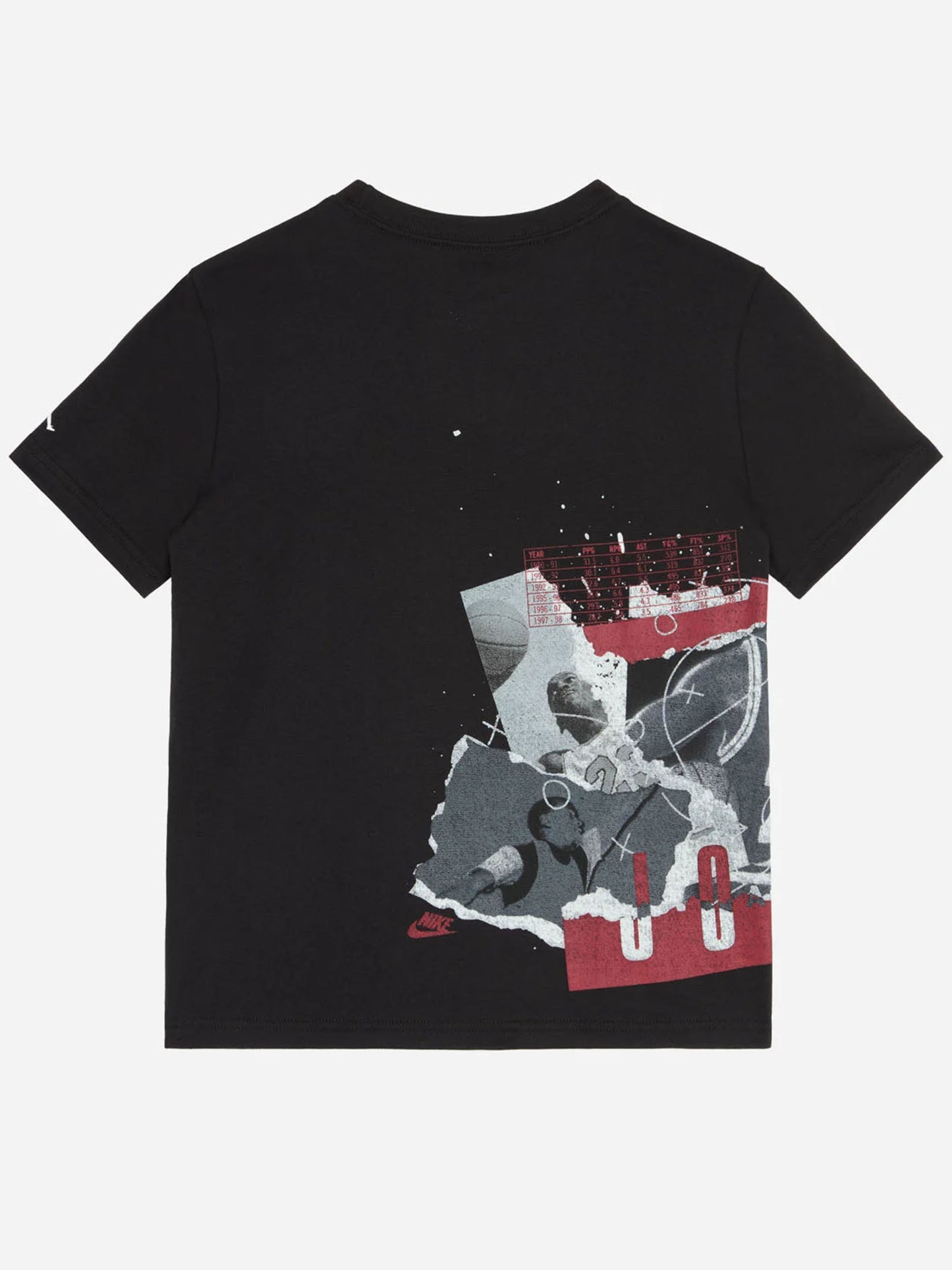 Nike Jordan T-shirt unisex bambino nera con logo Jumpman