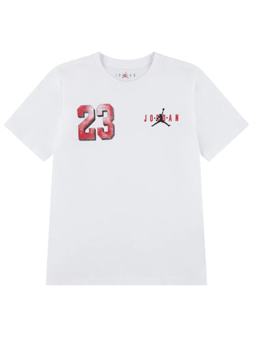 T-shirt maniche corte Jordan B. unisex bambino bianca
