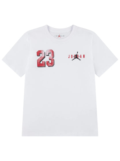 T-shirt maniche corte Jordan B. unisex bambino bianca