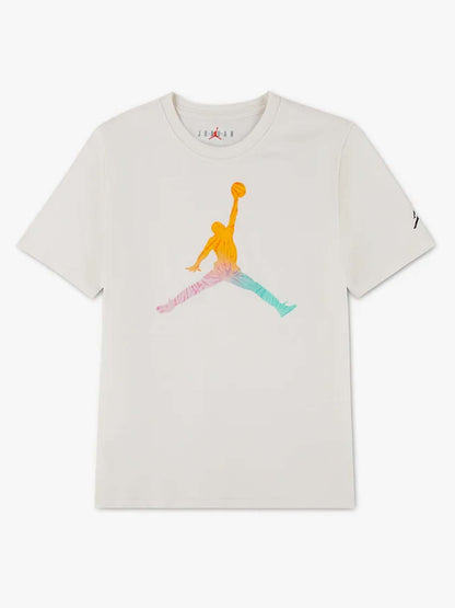 Nike Jordan B, t-shirt maniche corte unisex bambino bianca