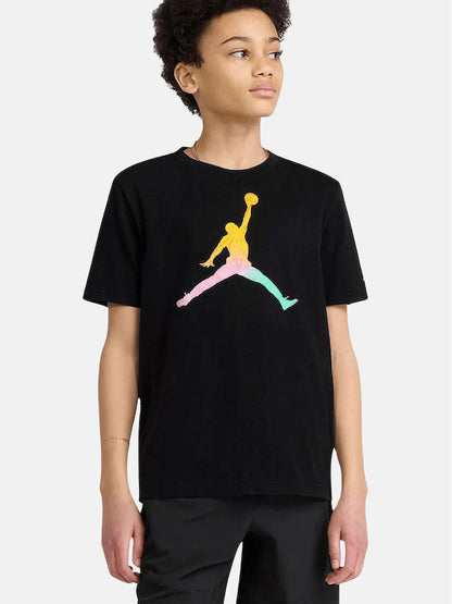 T-shirt Jordan a maniche corte unisex bambino nera