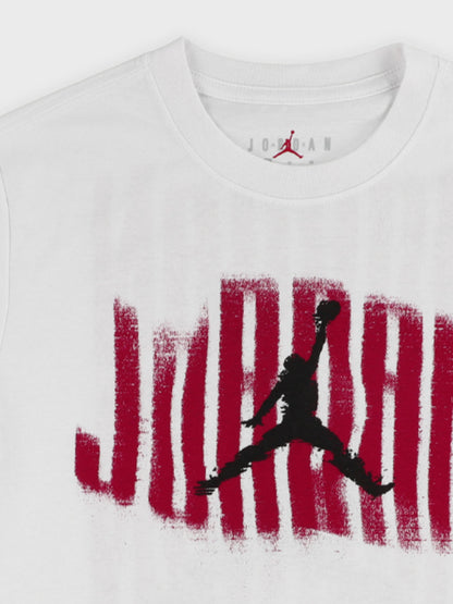 Nike Jordan B. t-shirt a maniche lunghe unisex bambino bianca