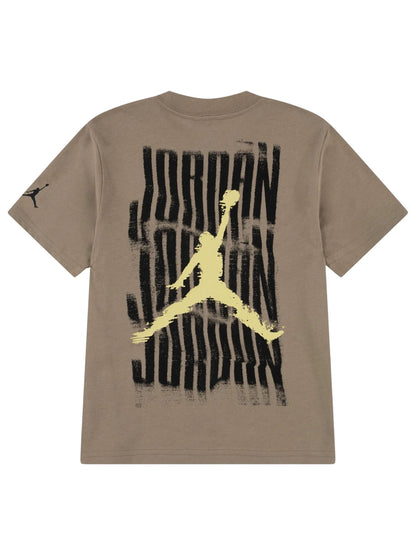 T-shirt Jordan a maniche corte per bambino unisex beige